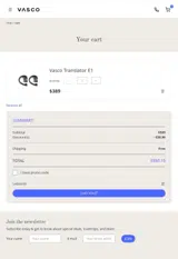 Vasco Translator coupon verification screenshot
