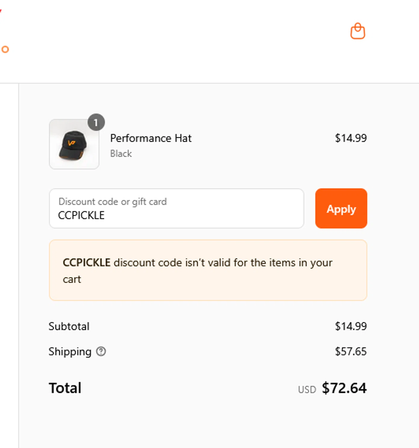 Vatic Pro discount code screenshot showing code CCPICKLE applied at Vatic Pro checkout page. Uploaded by SimplyCodes community member goldhooh on Jul 24, 2025