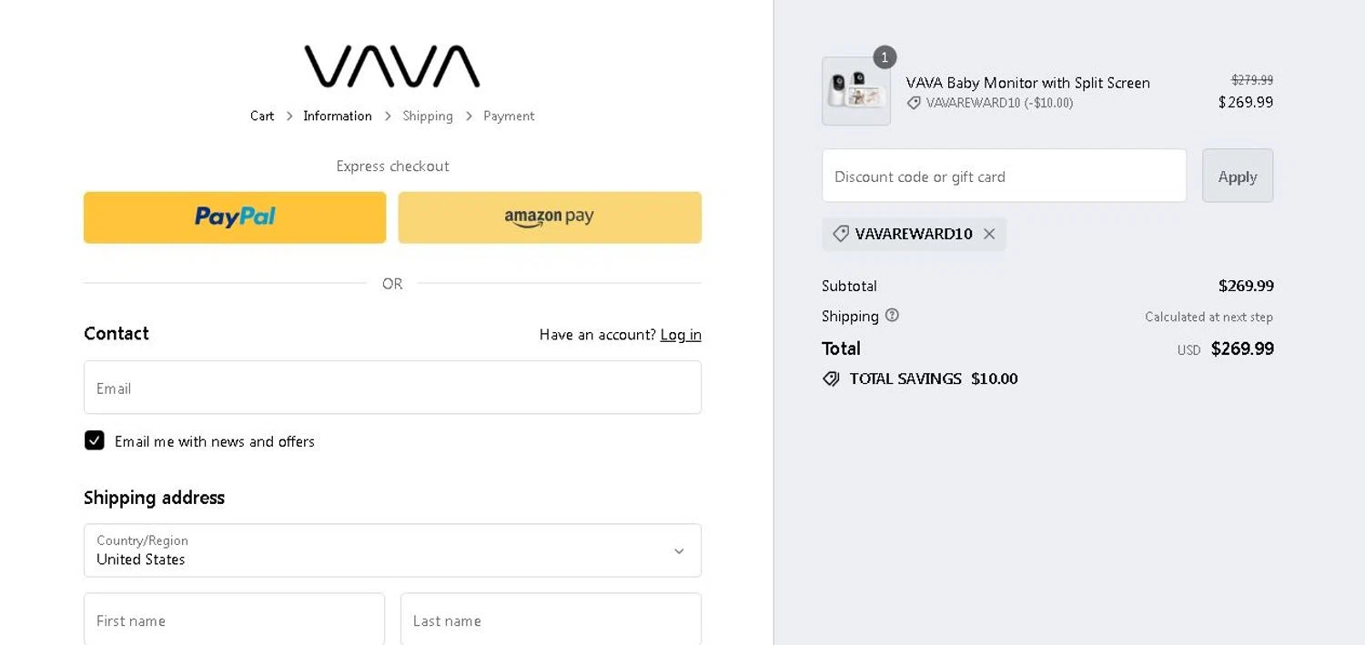 Vava Discount Codes 10 Off Coupon Codes in August 2024 SimplyCodes