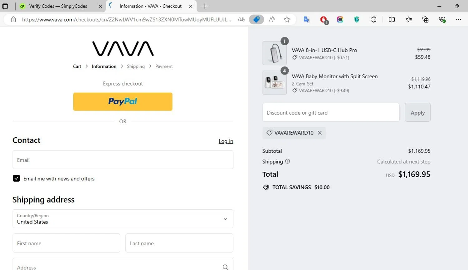 Vava Promo Codes 10 Off August 2024