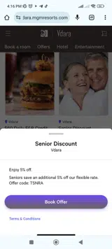 TSNRA coupon verification screenshot