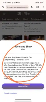 TENFD coupon verification screenshot