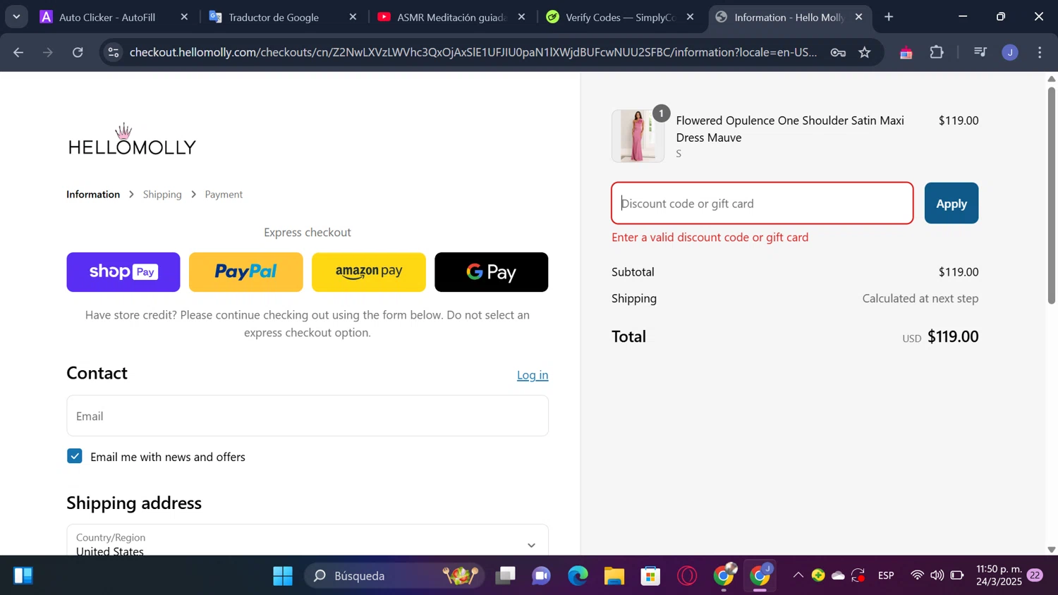 Veefly promo code screenshot showing code HOLIDAY25 applied at Veefly checkout page. Uploaded by SimplyCodes community member MrShelbby on Mar 25, 2025