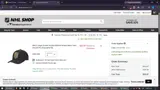 Vegas Golden Knights Shop coupon verification screenshot