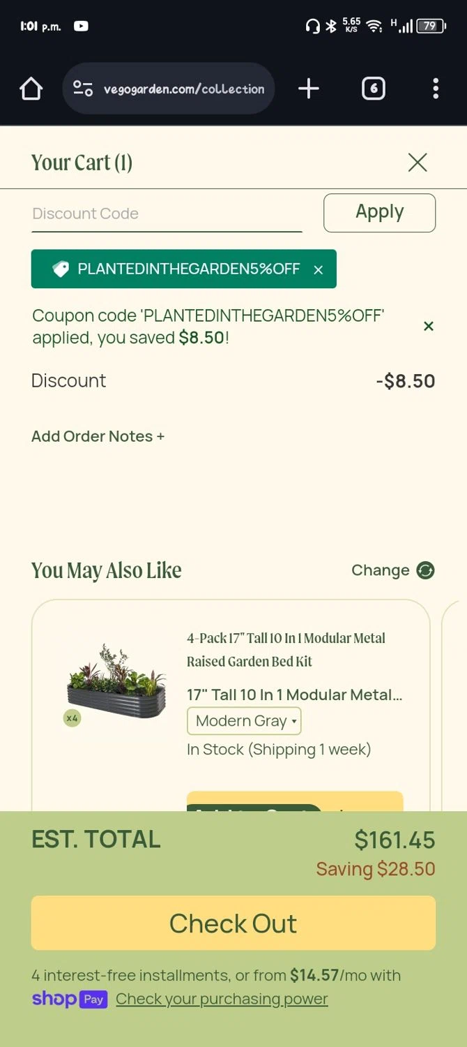 Vego Garden Promo Codes 15 Off June 2024