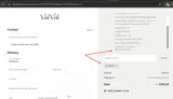 VEIL10 coupon verification screenshot