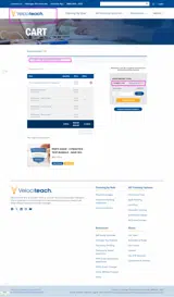 Velociteach coupon verification screenshot