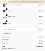 EXTRA10 coupon verification screenshot