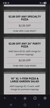 WS062 coupon verification screenshot