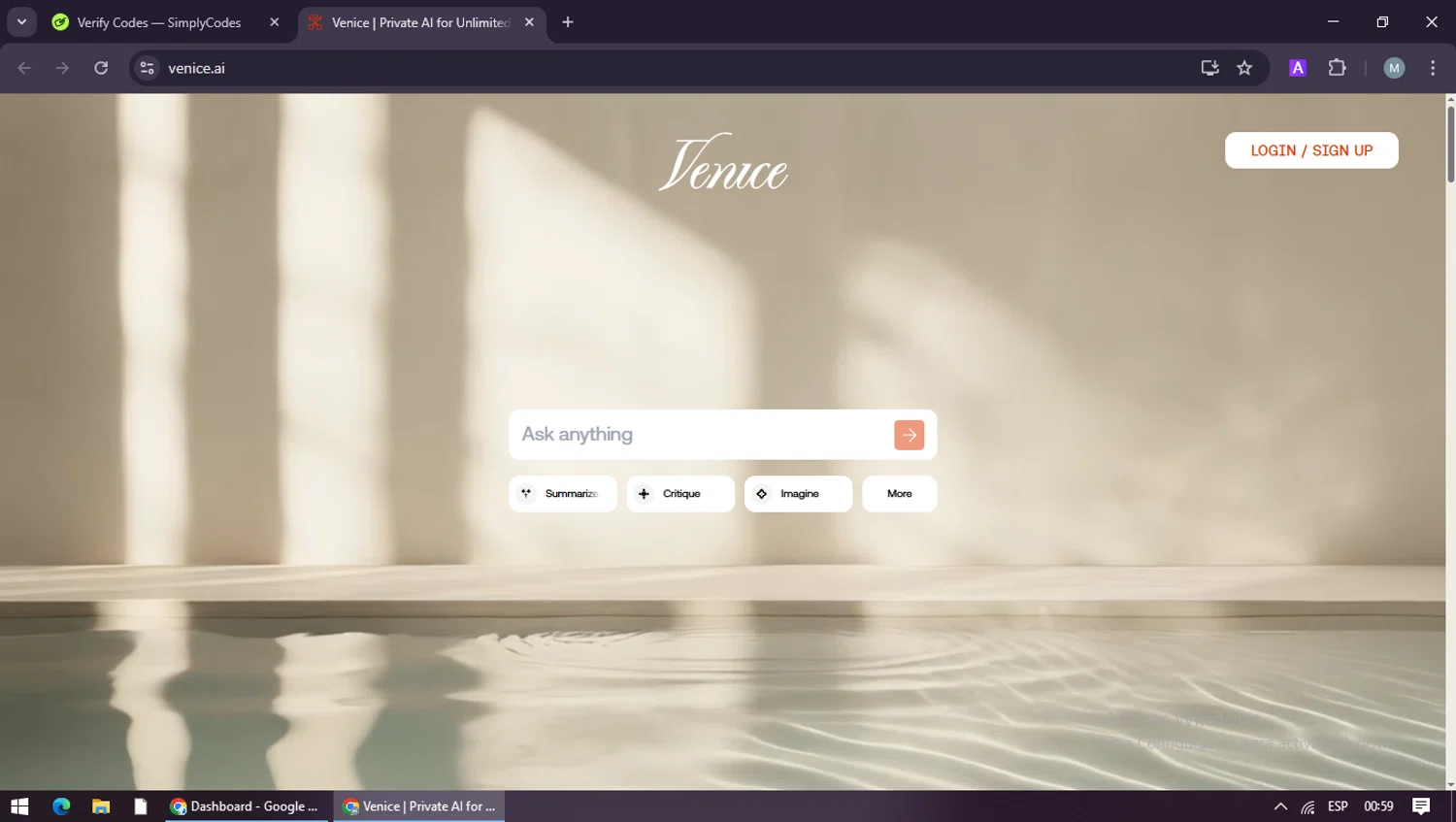 Venice promo code screenshot showing code NERDROTIC applied at Venice checkout page. Uploaded by SimplyCodes community member maraxo on Jan 6, 2026