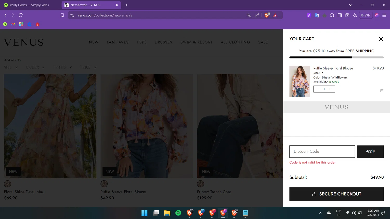 Venus Coupon Codes 98 Off September 2024