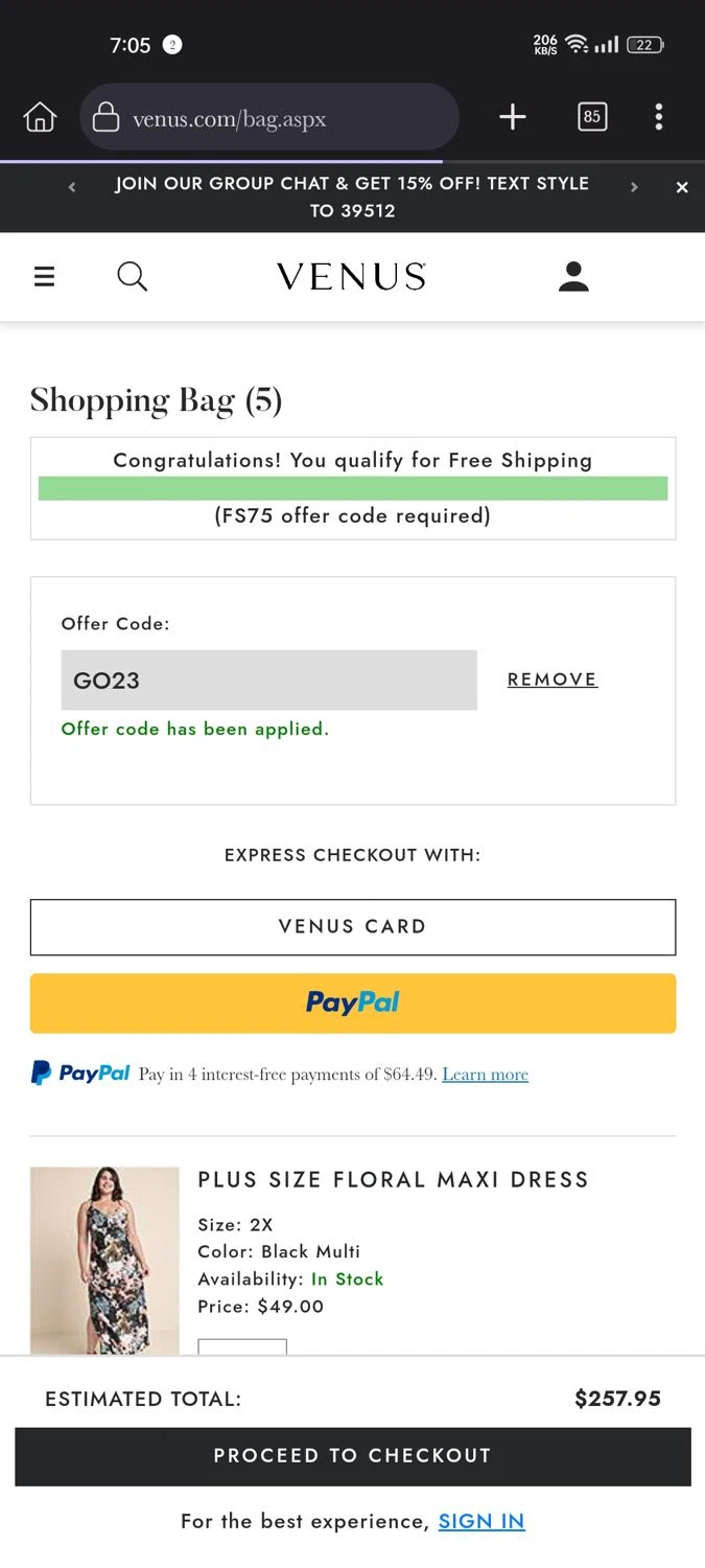 Venus Promo Codes 40 Off February 2024