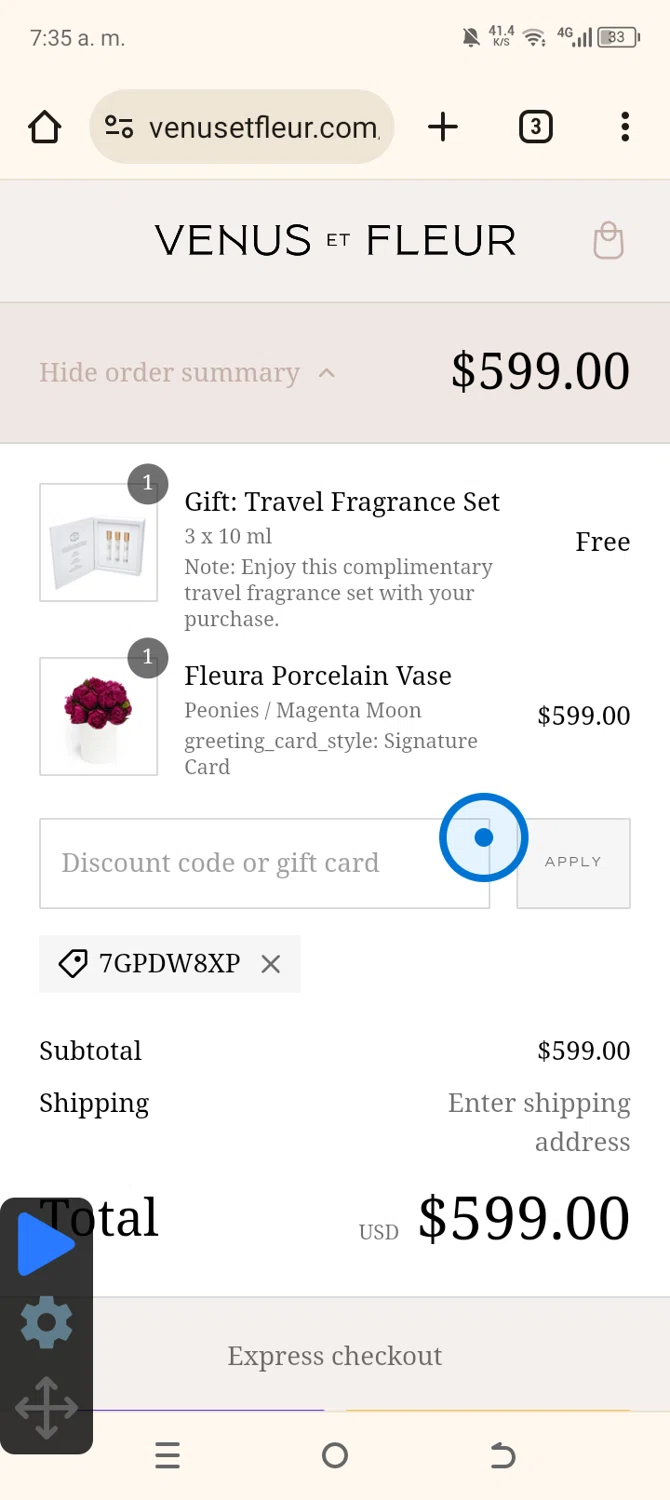 VENUS ET FLEUR Discount Codes 20 Off September 2024