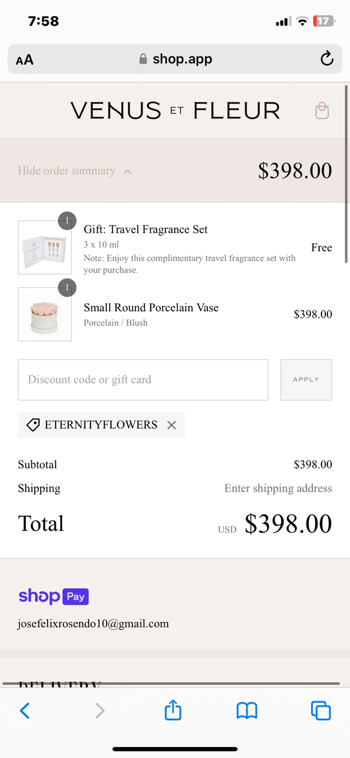 VENUS ET FLEUR Discount Codes Free shipping Coupons in August 2024