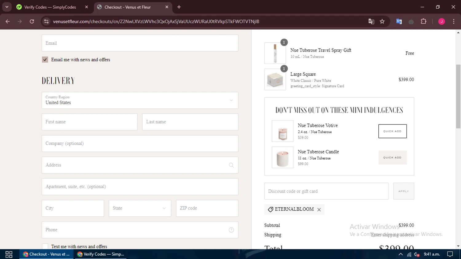 VENUS ET FLEUR Discount Codes 20 Off October 2024