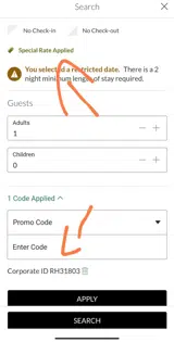 RH31803 coupon verification screenshot