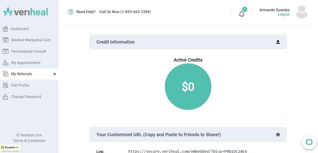Veriheal checkout page showing Veriheal coupon code box | Screenshot taken by SimplyCodes community member on Nov 15, 2022