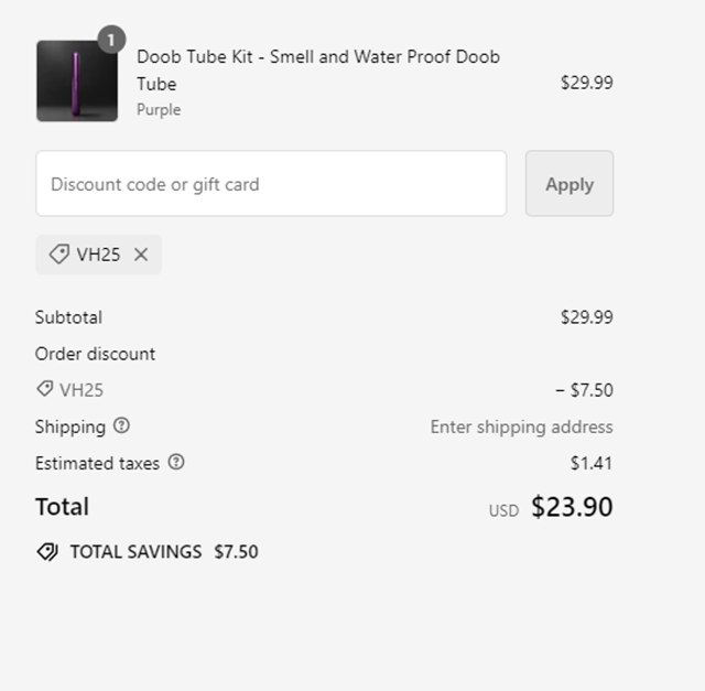 Veriheal checkout page showing Veriheal coupon code box | Screenshot taken by SimplyCodes community member on Aug 14, 2024