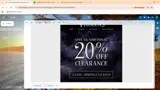 SPRINGclean20 coupon verification screenshot