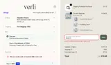 Verli coupon verification screenshot