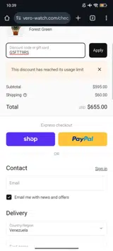 G5FTT9RS coupon verification screenshot