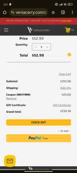 M61YMM coupon verification screenshot
