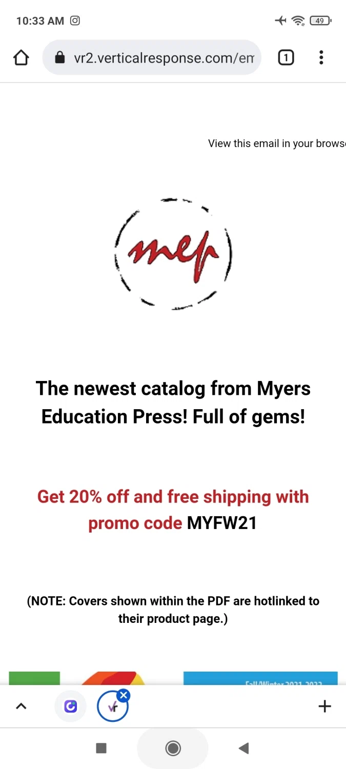 VerticalResponse checkout page showing VerticalResponse promo code box | Screenshot taken by SimplyCodes community member on Apr 30, 2022