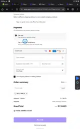 WELCOME35 coupon verification screenshot