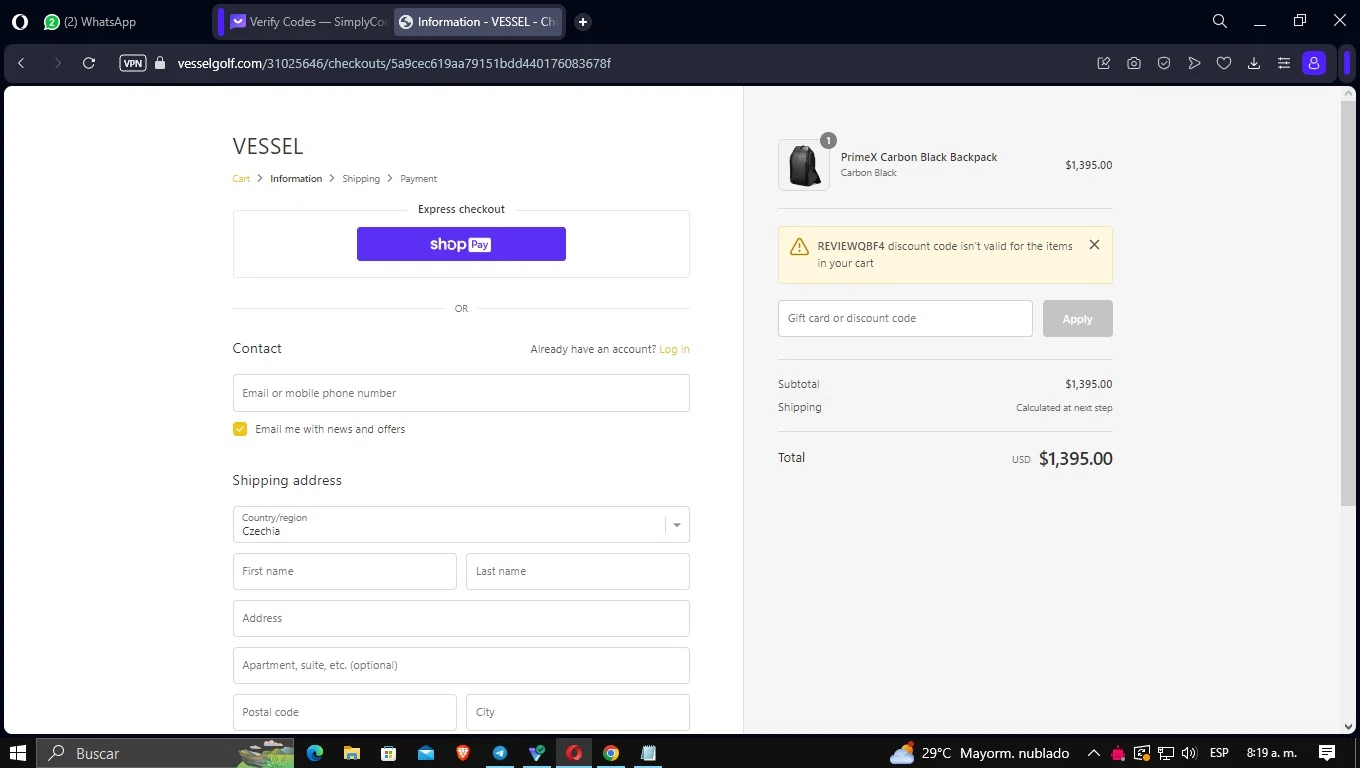 VESSEL Discount Codes 10 Off September 2024