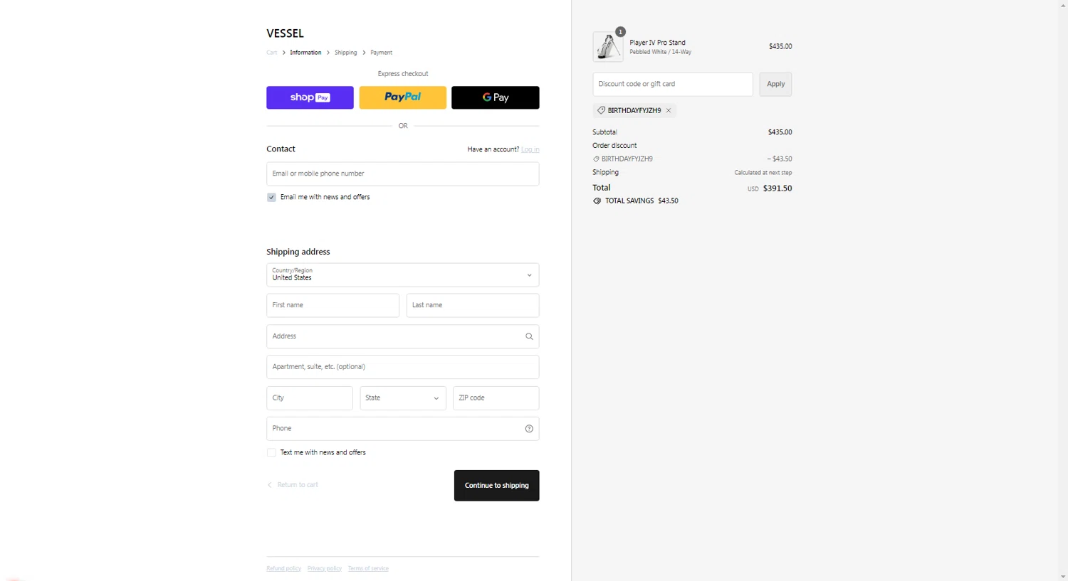 VESSEL Promo Codes 10 Off August 2024