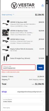 20YONE coupon verification screenshot