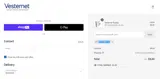 VESTERNET10 coupon verification screenshot
