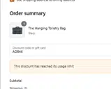 ADB46 coupon verification screenshot