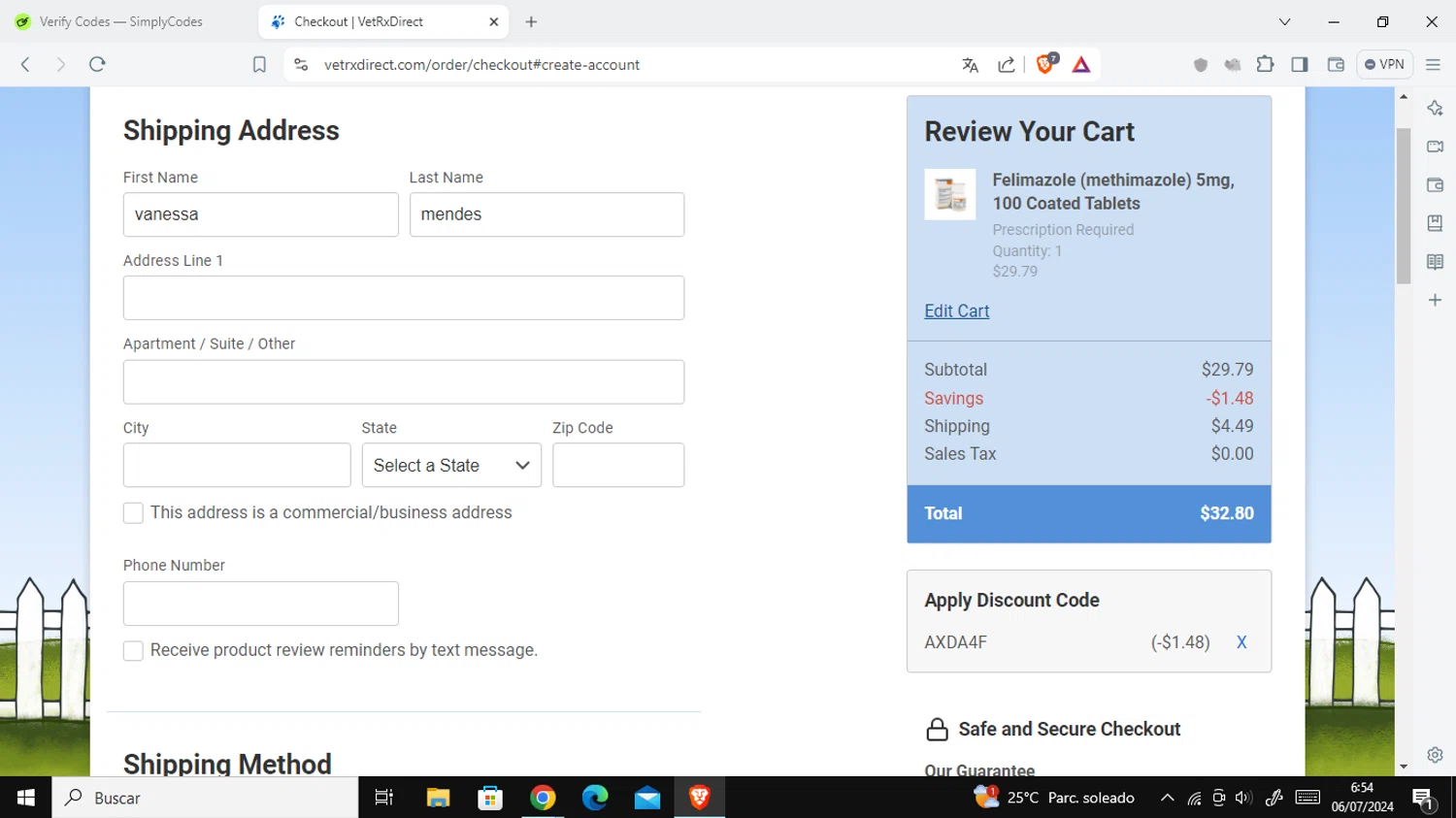 where to use VetSource promo code box