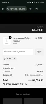 adbgz coupon verification screenshot