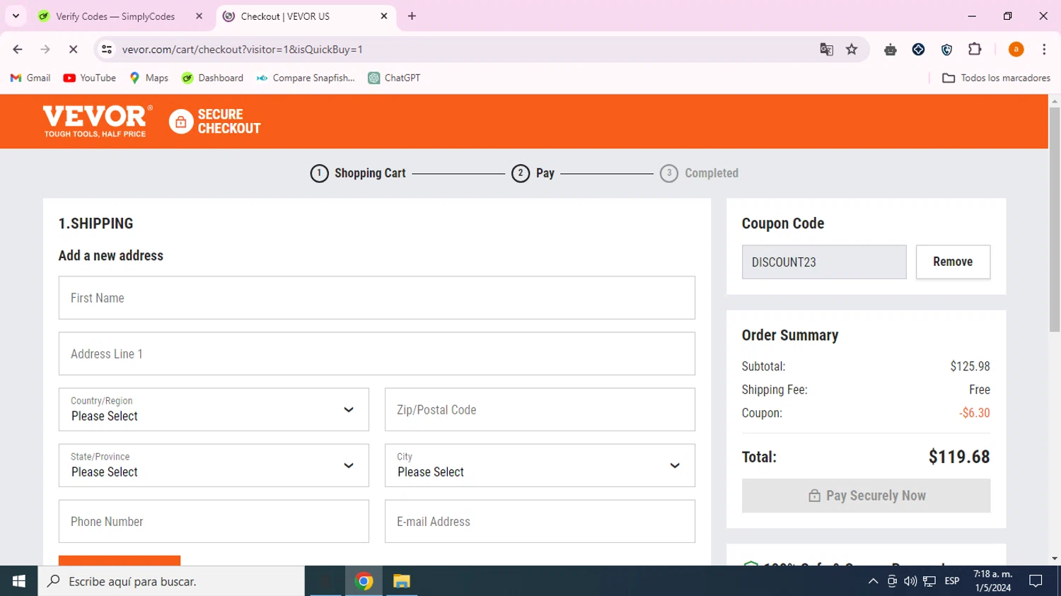 Vevor Promo Codes – 6% Off | May 2024