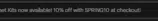 VGoodiez coupon verification screenshot