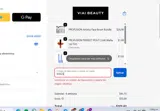 Viai Beauty coupon verification screenshot