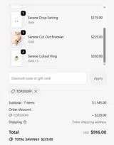 TOP20OFF coupon verification screenshot