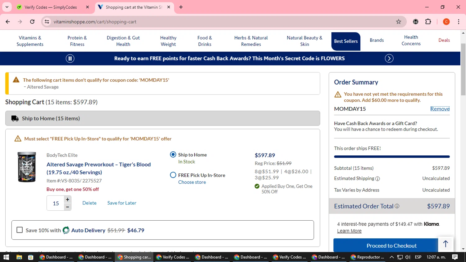 The Vitamin Shoppe Promo Codes – $20 Off | May 2024