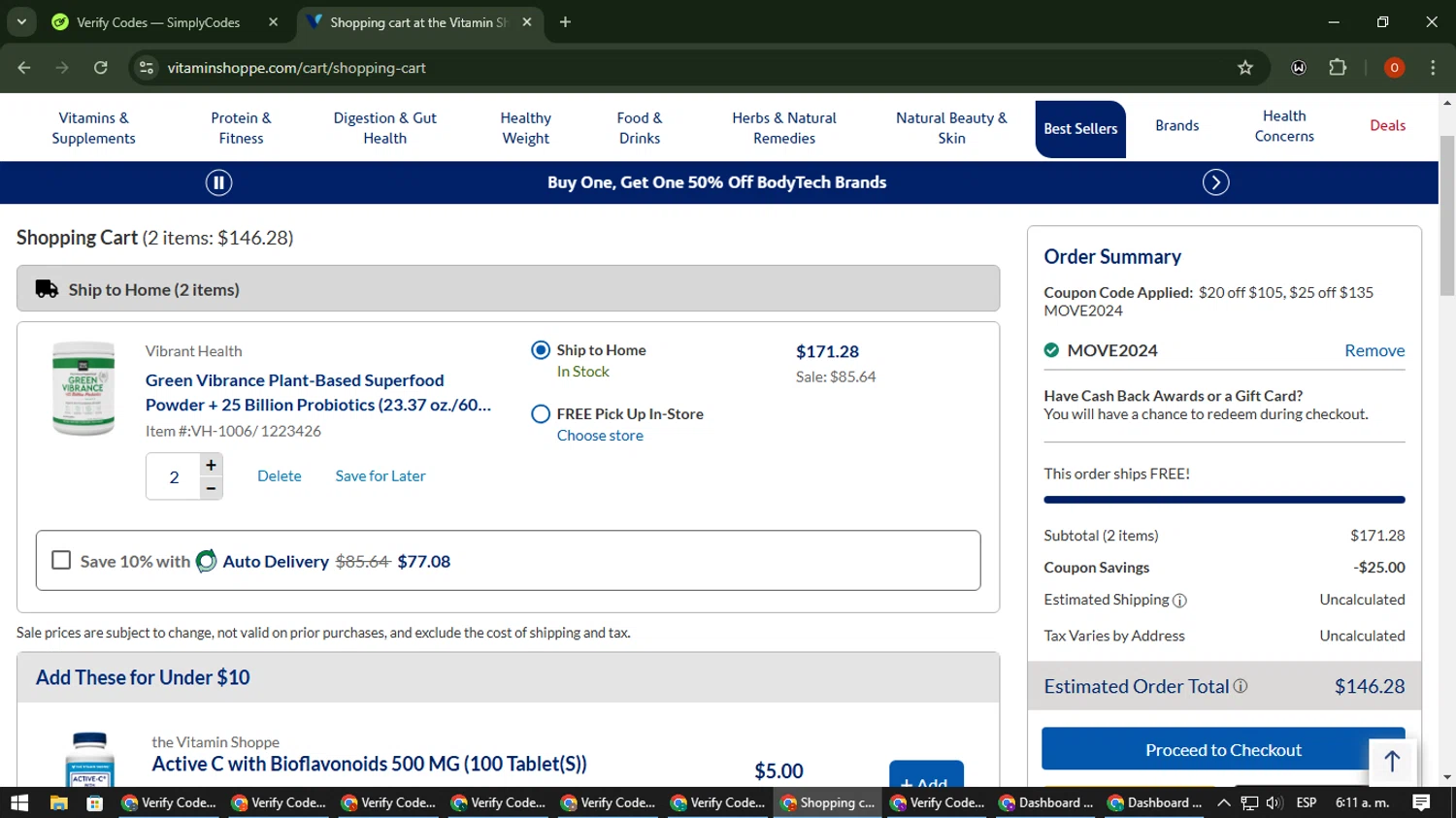 The Vitamin Shoppe Coupons &amp; Black Friday 2024 Deals - 20% Off