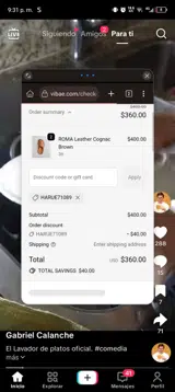 HARUE71089 coupon verification screenshot
