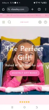 Vibes10 coupon verification screenshot