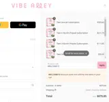 WELCOME15 coupon verification screenshot