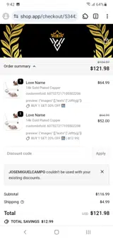 JOSEMIGUELCAMPO coupon verification screenshot
