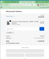 VANE15 coupon verification screenshot