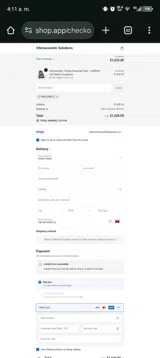 welcome15 coupon verification screenshot