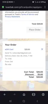 Vicious Biscuit coupon verification screenshot