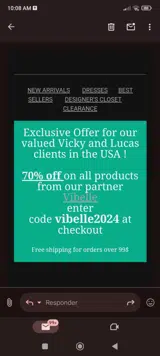 vibelle2024 coupon verification screenshot