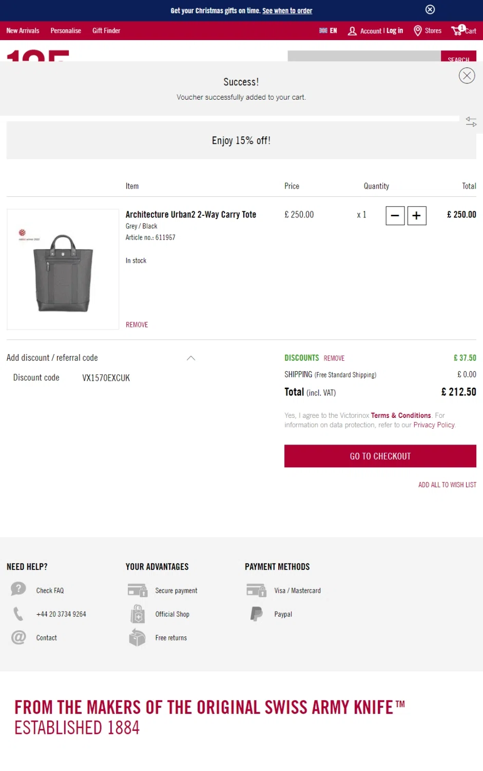 Victorinox Discount Codes 10 Off October 2024